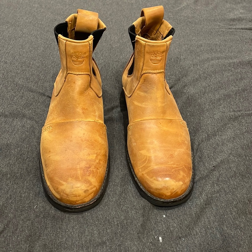 Timberland Light Tan Chelsea Boots Size 10